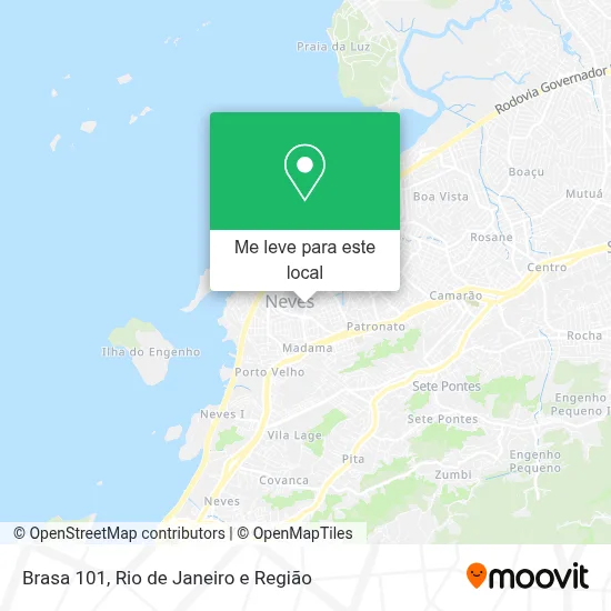 Brasa 101 mapa