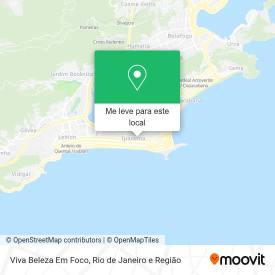 Viva Beleza Em Foco mapa