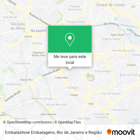 Embalashow Embalagens mapa