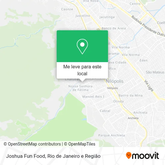 Joshua Fun Food mapa