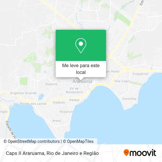 Caps II Araruama mapa