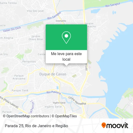 Parada 25 mapa