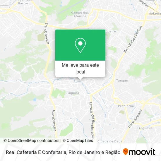 Real Cafeteria E Confeitaria mapa