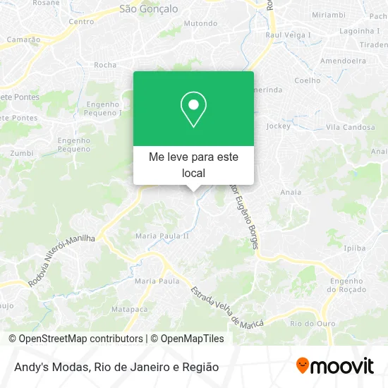 Andy's Modas mapa