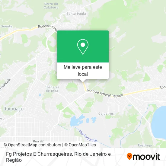 Fg Projetos E Churrasqueiras mapa