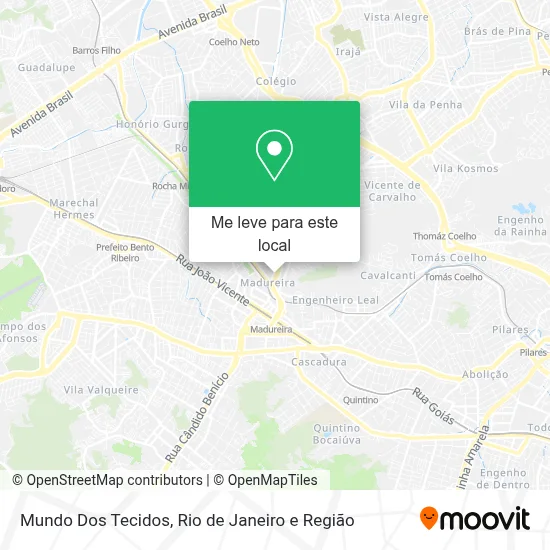 Mundo Dos Tecidos mapa