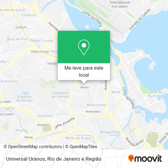 Universal Uranos mapa