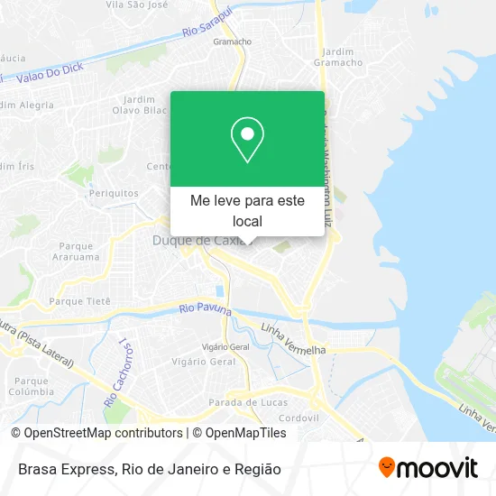 Brasa Express mapa