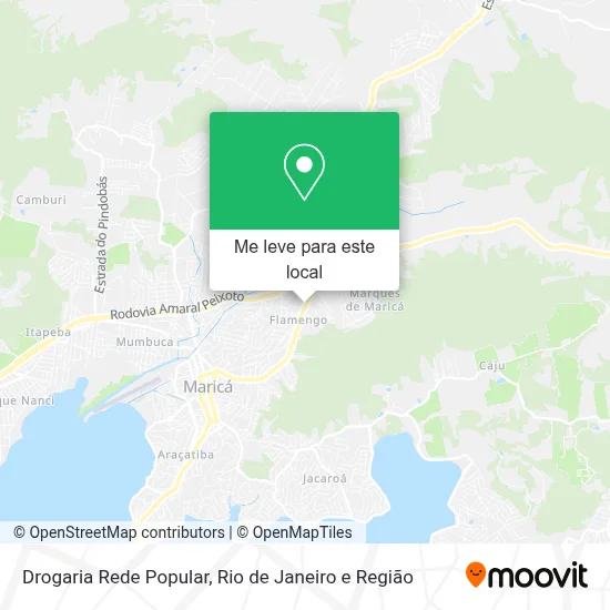 Drogaria Rede Popular mapa