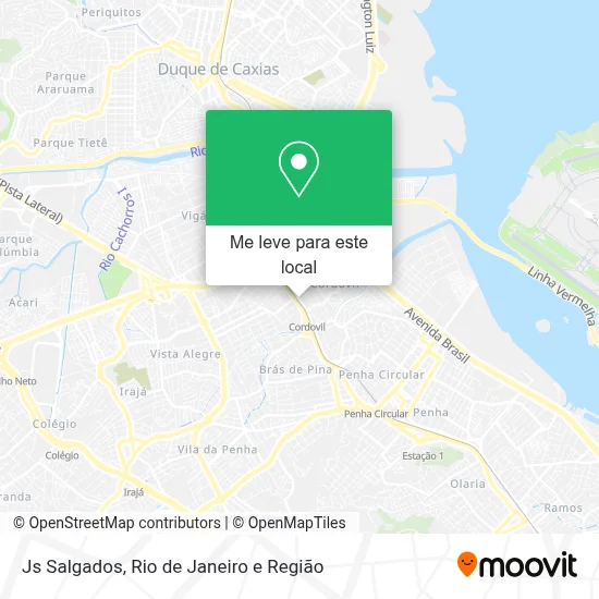Js Salgados mapa
