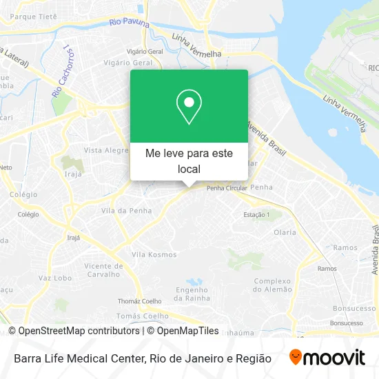 Barra Life Medical Center mapa