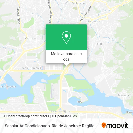Sensiar Ar Condicionado mapa