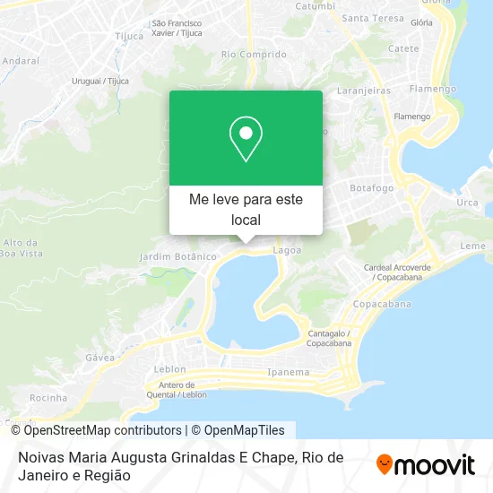 Noivas Maria Augusta Grinaldas E Chape mapa