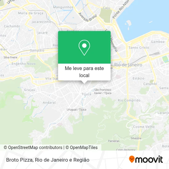 Broto Pizza mapa