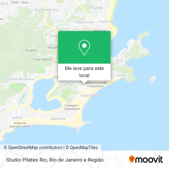 Studio Pilates Rio mapa