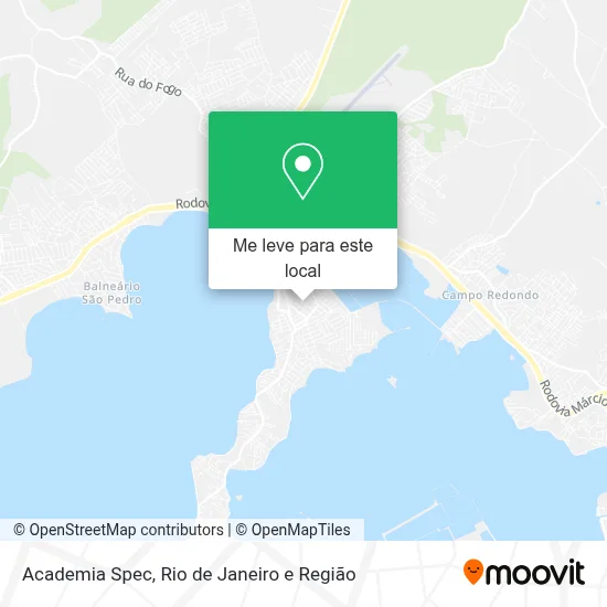 Academia Spec mapa