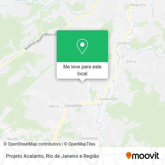 Projeto Acalanto mapa