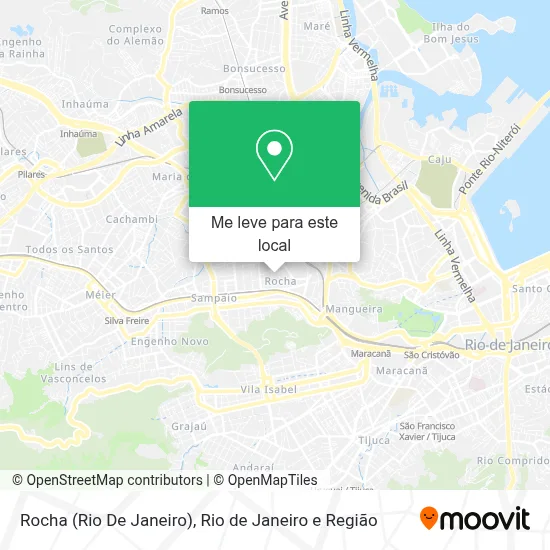 Rocha (Rio De Janeiro) mapa