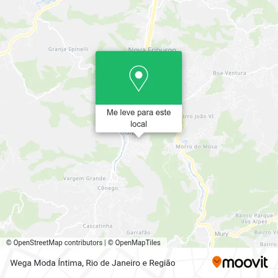 Wega Moda Íntima mapa
