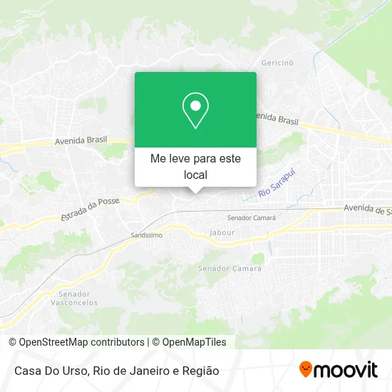 Casa Do Urso mapa
