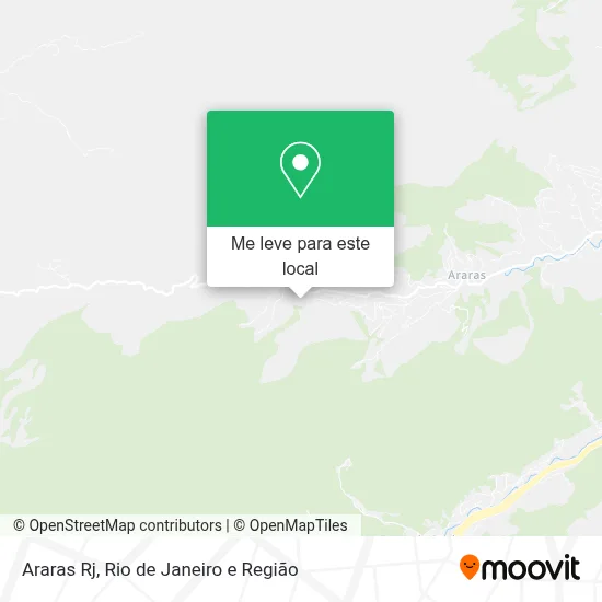 Araras Rj mapa