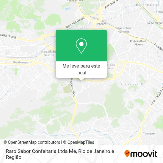 Raro Sabor Confeitaria Ltda Me mapa