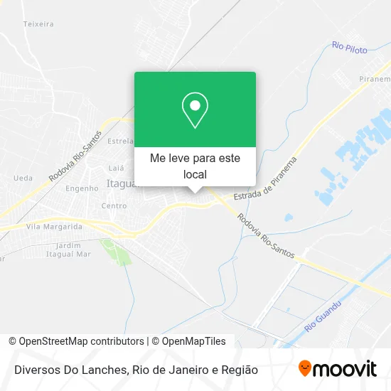 Diversos Do Lanches mapa