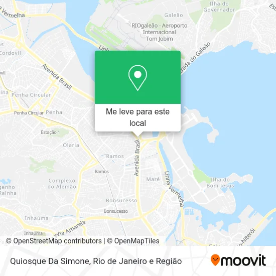 Quiosque Da Simone mapa