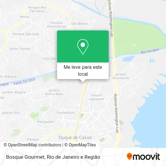 Bosque Gourmet mapa