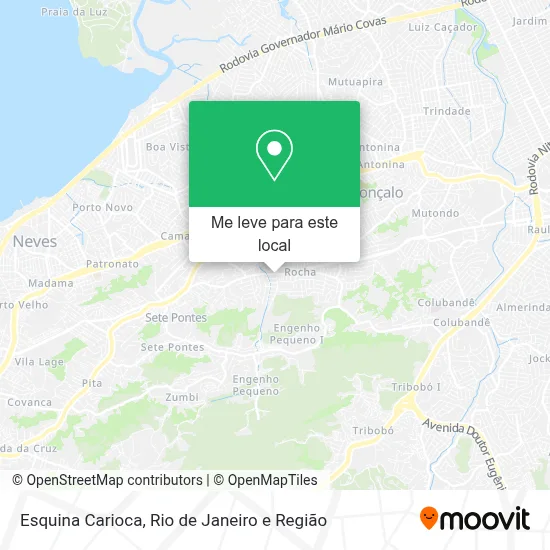 Esquina Carioca mapa