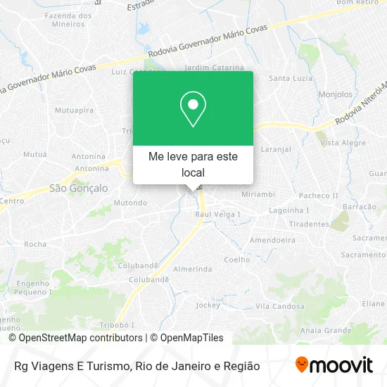 Rg Viagens E Turismo mapa
