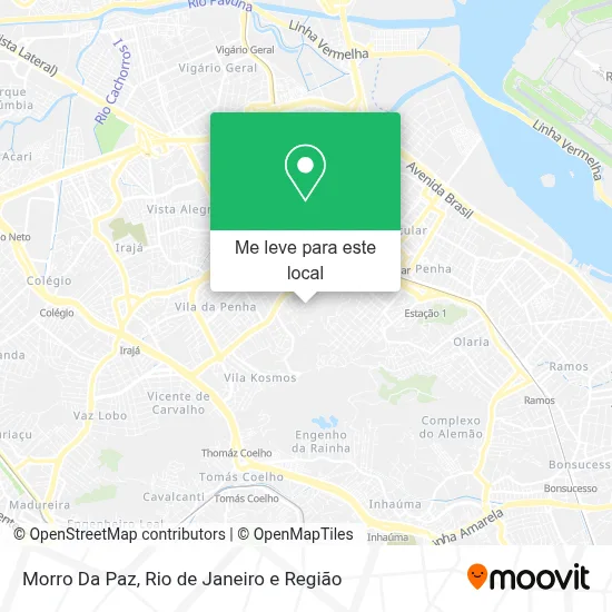 Morro Da Paz mapa