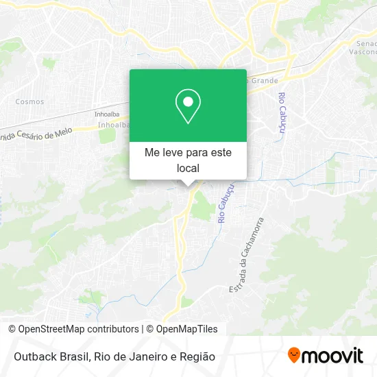 Outback Brasil mapa