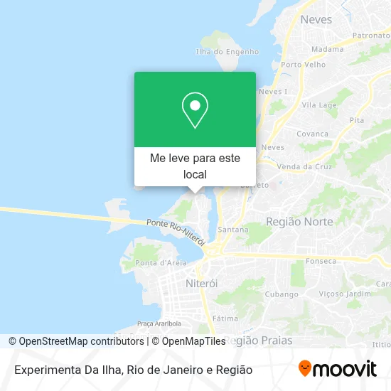Experimenta Da Ilha mapa