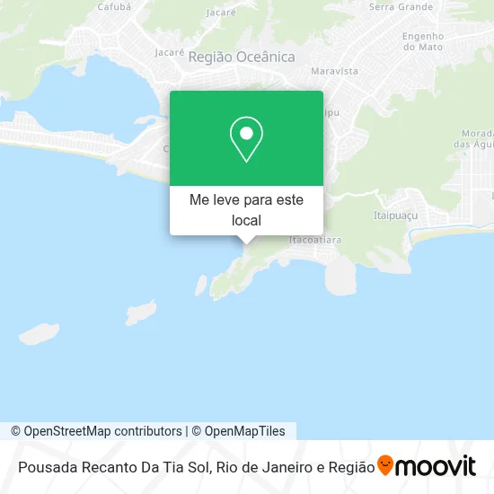 Pousada Recanto Da Tia Sol mapa