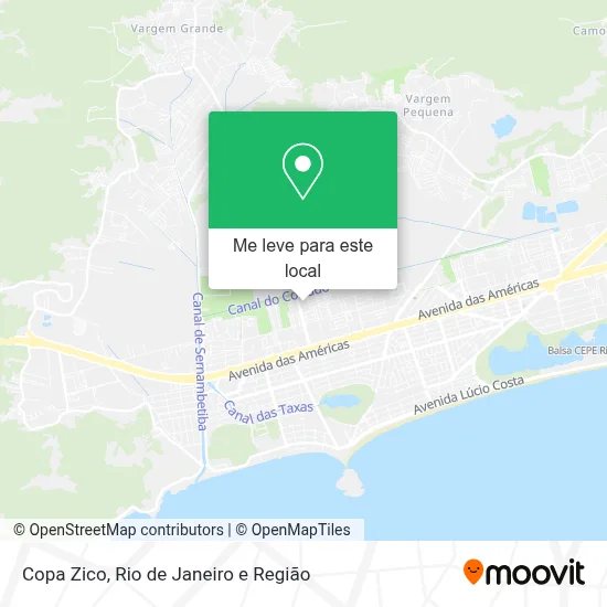 Copa Zico mapa