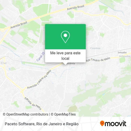 Paceto Software mapa