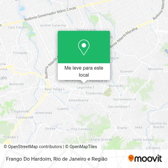 Frango Do Hardoim mapa