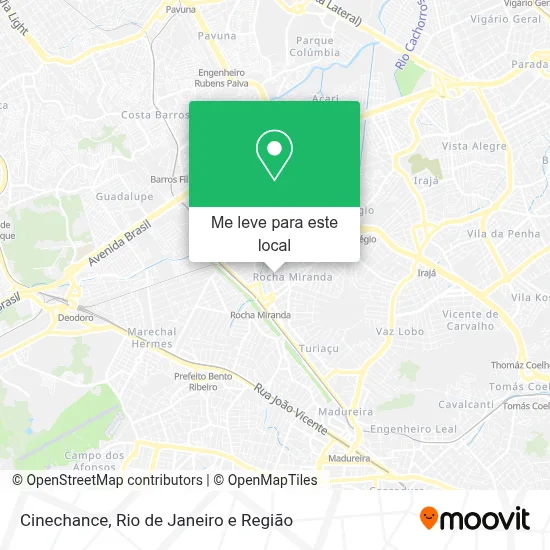 Cinechance mapa
