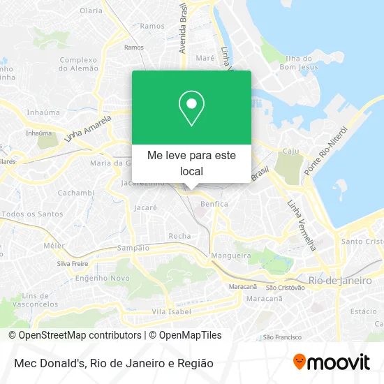 Mec Donald's mapa