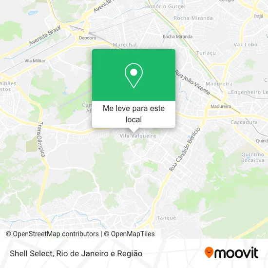 Shell Select mapa