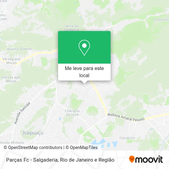 Parças Fc - Salgaderia mapa