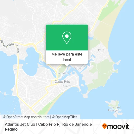 Atlantis Jet Club | Cabo Frio Rj mapa