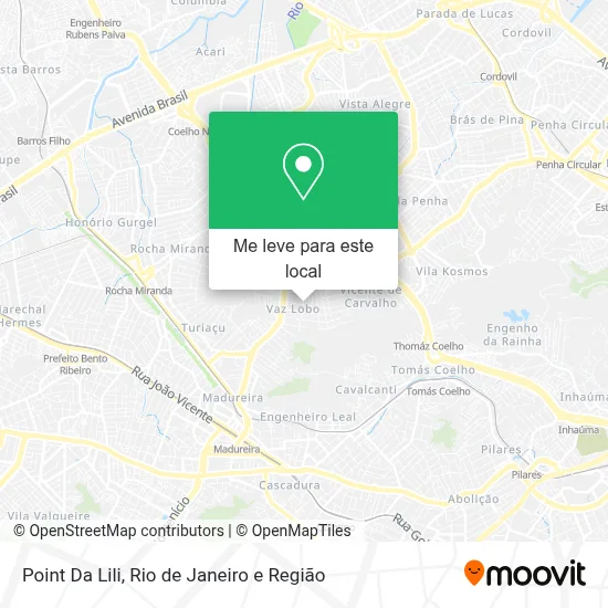 Point Da Lili mapa
