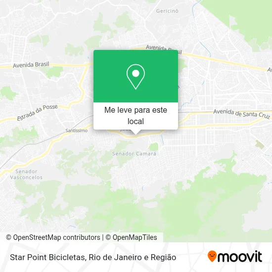 Star Point Bicicletas mapa