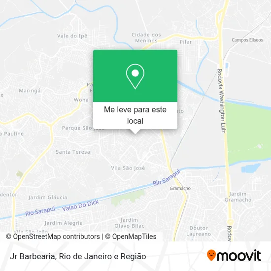 Jr Barbearia mapa