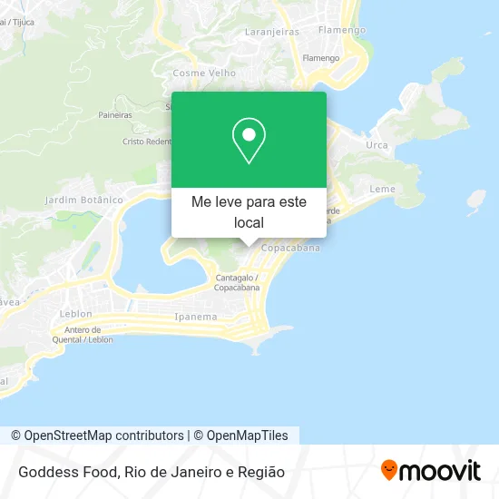 Goddess Food mapa