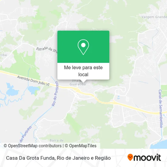 Casa Da Grota Funda mapa
