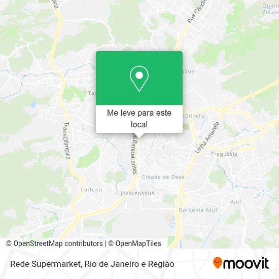 Rede Supermarket mapa