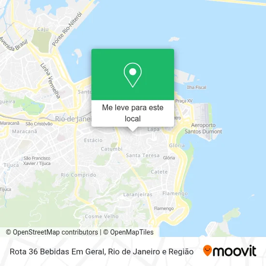 Rota 36 Bebidas Em Geral mapa